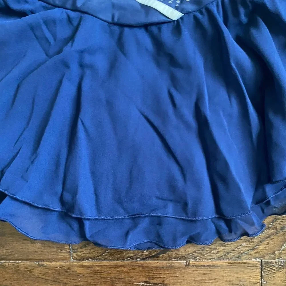 NWT!  Long Sleeve Gymnastics Dance Costume in Blue - Size 8